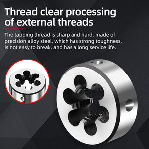 KHC Circular <b>Thread</b> Rolling Dies Stainless Steel Tap Tapping Screw Bolt Cutting <b>Tools</b> M2 M3 M4 M5 M6 M8 M10 M12 M14 M16 M18 - Product Image 5