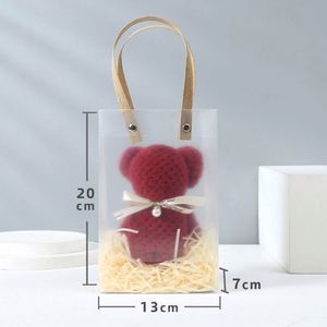 Wholesale Gift Colorful Washing Sublimation <b>Roll</b> Embroidery Soft Absorbent Lovely Bear Hand Towels - Product Image 3