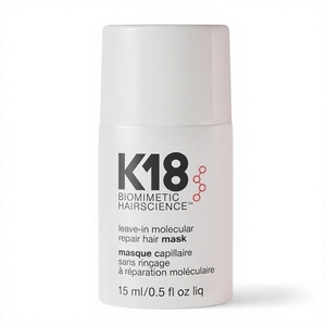 Masque capillaire réparateur sans rinçage, biotechnologique, transparent, moléculaire, 15 ml, pour cheveux secs - Product Image 1