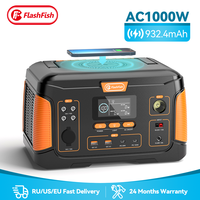 Stations de charge et d'alimentation multifonctionnelles, prise EU 1000w, meilleure station d'alimentation solaire portable pour le camping