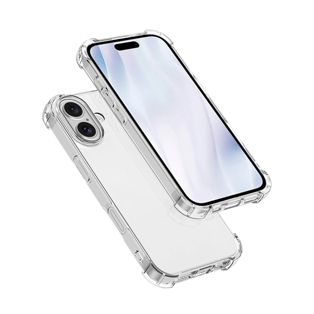 Wholesale Anti-yellowing Phone case for iPhone 17 16 15 Pro Max 14 13 12 11 Pro Plus Mini Transparent Shockproof Phone Cover