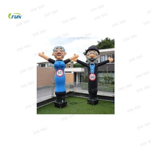 Globo Publicitario Inflable con Diseño <span class=keywords><strong>de</strong></span> Dibujos Animados <span class=keywords><strong>de</strong></span> <span class=keywords><strong>Abraham</strong></span> y Sara para Aniversario/Cumpleaños, Impresión UV - Product Image 2