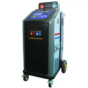 AMC-1000D A/C System Recovery Flushing Machine Air Condition Ac Flush Machine Dual System For R1234a R1234yf