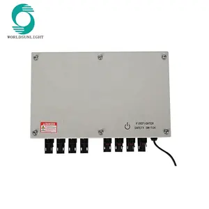 Solar-Schnell abschalt gerät Fire fighter Safety Switch 3 String 30A 40A 1000V 1500V DC PV-Trenn schalter für PV-Array Level