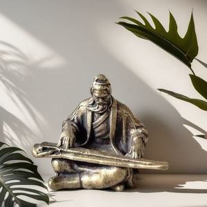 Figurines d'artistes martiaux de style ancien KI tengqiaos Old <span class=keywords><strong>Friends</strong></span> from the Martial Arts World, rochers artificiels, eau et éléments aquatiques - Product Image 2