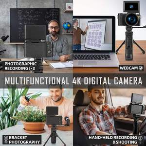 4K Vlog Digital Camcorder With 3.0-inch Rotating Screen and Remote Control 16X - Product Image 5