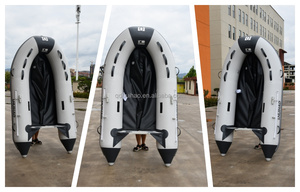 Bote Inflable <span class=keywords><strong>de</strong></span> PVC y Aluminio <span class=keywords><strong>de</strong></span> 270 cm, el Más Vendido, para Pesca, con Asiento <span class=keywords><strong>de</strong></span> Metal, <span class=keywords><strong>Remos</strong></span>, Bomba <span class=keywords><strong>de</strong></span> Pie, Ancla y Correa <span class=keywords><strong>de</strong></span> Amarre - Product Image 4