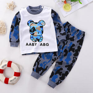 Us garçons ensemble vêtements enfants dessin animé chauves-souris homme vêtements bébé sous-vêtements coton longs Johns enfant en bas âge garçons vêtements de sport pantalon tenue - Product Image 5