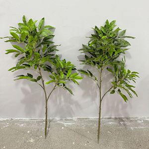Rama de Hoja de Longan Artificial Meng Jie de 120 cm, Planta Decorativa Grande con Ramificaciones para Decoración de Interiores y Ambientación - Product Image 4