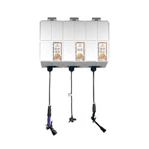 Enrouleur de <span class=keywords><strong>tuyau</strong></span> combiné eau, air et électrique 3 en 1, kit de 10 m avec pistolets de nettoyage <span class=keywords><strong>pour</strong></span> lavage de voiture - Product Image 1