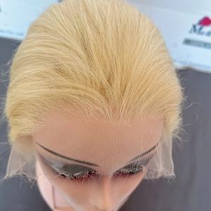 Peluca Frontal de Encaje HD 613 13X4 para Mujer, Peluca Frontal de Encaje HD 613 Rubia Virgen, Cabello Rubio 613 de Lujo, Proveedor Mayorista - Product Image 1