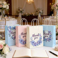 Sacs en papier kraft biodégradables, recyclables et écologiques de luxe personnalisés, sacs cadeaux pour fêtes, sacs cadeaux pour mariages, cadeaux pour les fêtes