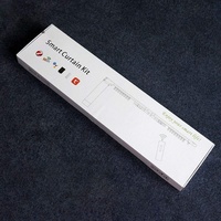 Kit de moteur de rideau intelligent modulaire, système de rail de rideau électrique connecté, compatible avec Alexa et Google Home