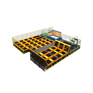 Grand parc de <span class=keywords><strong>trampoline</strong></span> d'intérieur professionnel Dodgeball commercial pour enfants pour enfants <span class=keywords><strong>Petit</strong></span> <span class=keywords><strong>rectangulaire</strong></span> en gros - Product Image 1