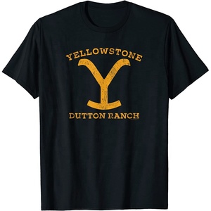 Camisetas estampadas para hombre, ropa Vintage personalizada, de talla grande 5XL, de Yellow Stone, duton Ranch - Product Image 6