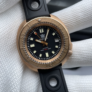 นาฬิกา<span class=keywords><strong>เต่า</strong></span>ทองสัมฤทธิ์แท้! นาฬิกาดำน้ำผู้ชาย SD1970S ขนาด 44 มม. ระบบอัตโนมัติ NH35 ตัวเรือนบรอนซ์ กันน้ำ 20ATM - Product Image 3