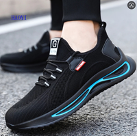 Chaussures de sécurité unisexes de marque tendance, anti-perforation, à embout en acier, de haute qualité, populaires pour le sport, utilisation en usine, toute l'année, printemps, automne