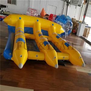 Gonflables poissons volants bateau banane <span class=keywords><strong>6</strong></span> personnes jeux d'eau gonflables tube flottant poisson volant gonflable - Product Image 3
