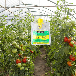 ถุงดักแมลงวันแบบใช้แล้วทิ้ง เป็นมิตรกับสิ่งแวดล้อม ปลอดสารพิษ ใช้ได้ทั้งภายในและภายนอกบ้าน สวน ไร่นา ไร้สารเคมีและยาฆ่าแมลง - Product Image 4