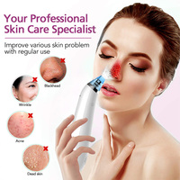 Vente chaude De Poche Électrique Blackhead Remover Vide Visage Beauté Points Noirs Dispositif D'aspiration produits de beauté pour les femmes