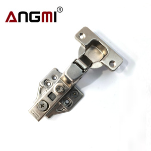 Charnière de tampon hydraulique en acier inoxydable de vente chaude porte d'armoire couverture complète sans couvercle amortissement mi-courbure demi-couverture charnière - Product Image 6