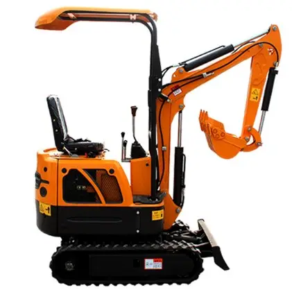 Tomb graves excavation Mini excavator equipped crushing hammer vegetable greenhouses loose earth excavator