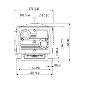 Pompe à vide rotative à palettes Becker VT4.16 sans huile en acier inoxydable pour usage industriel - Product Image 2