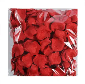 5*5cm Romantic silk Rose petals for Wedding Decoration Romantic Artificial Rose Petals Wedding Rose Flower 500g/pack