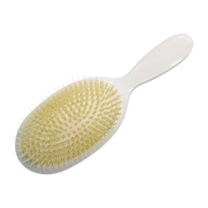 White Body Boar Bristle Hairbrush White Rubber Air Cushion <strong>Smoothing</strong> Paddle Hair Extension <strong>Brush</strong> - Product Image 4