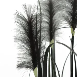 Di alta qualità pianta esterna al coperto all'ingrosso realistica erba artificiale Festival erba di cipolla artificiale giardino paesaggistica