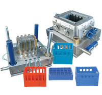 Volledig automatische hydraulische spuitgietmachine voor PET/ABS/PP kunststof fruitkratten, servoaandrijving, energiebesparend, 550T model