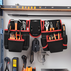 กระเป๋าคาดเอวใส่เครื่องมือ Shuangmenger ผ้า Oxford อเนกประสงค์ รับน้ำหนักได้ 150 ปอนด์ แบบพกพาสำหรับช่างซ่อม - Product Image 4