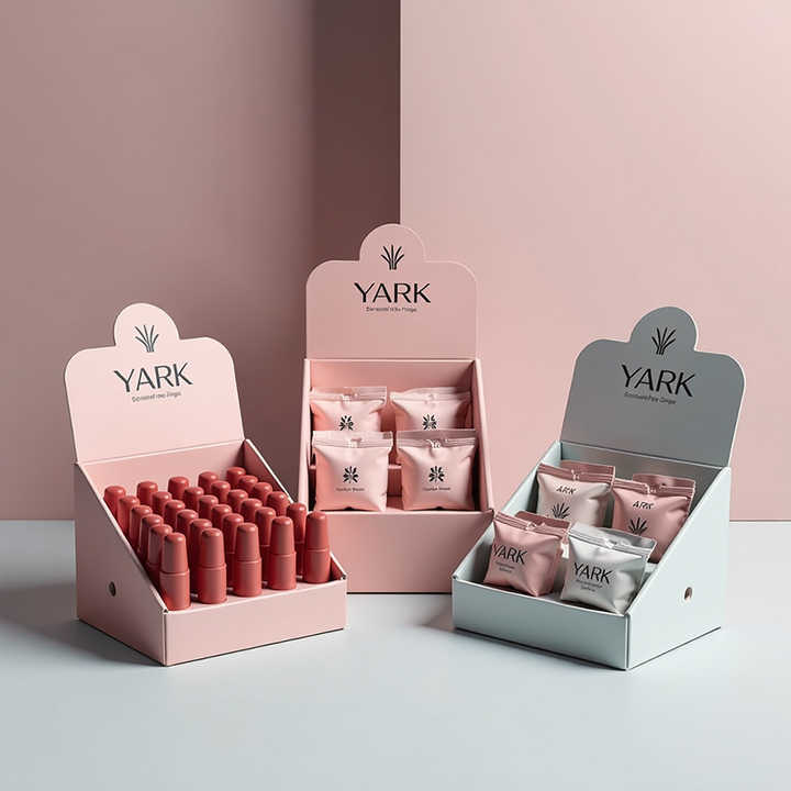 Custom Recyclable Open Paper Box Displays Packaging Cardboard Foldable ...