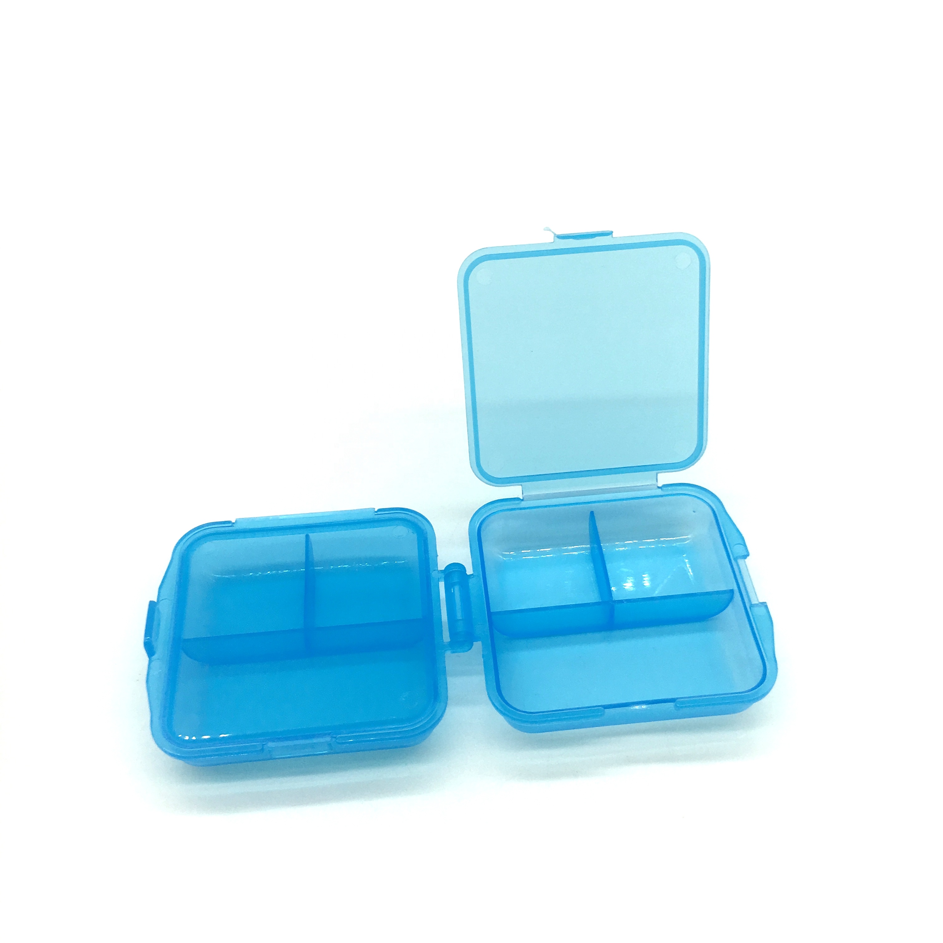 High quality medical box organizer pill with double side pill case for plastic pill organized