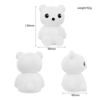 Lampe de sommeil rechargeable USB à LED personnalisée pour la vision nocturne et la détection de mouvement de la chambre d'enfant disponible en taille moyenne