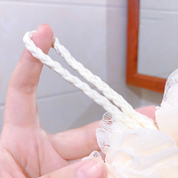 Fleur de Douche Naturelle Anti-Éparpillement Durable Douce et Moussante Ne Frottant Pas la Peau