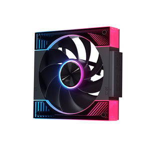 Jungle Leopard STAR BLOCK V3SE 120mm ARGB Case Fan, Modular Daisy Chain Design, Dual-Sided Infinite <b>Mirror</b> RGB Lighting, Reversi - Product Image 4
