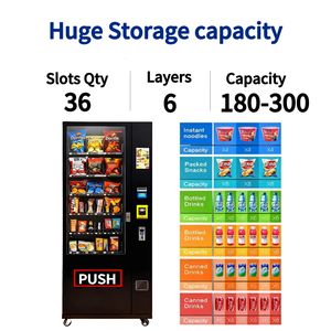 Máquina Expendedora Combinada de Alimentos y Bebidas Portátiles con Sistema de Pago con Tarjeta y Lector de Tarjetas - Product Image 5