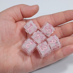 <span class=keywords><strong>ลูกเต๋า</strong></span>เรซิ่น 6 <span class=keywords><strong>ด้าน</strong></span> MINI PLANET รุ่นซากุระ D6 สำหรับเกม RPG อุปกรณ์เสริมเกมกระดาน ของขวัญโมเดลจิ๋ว - Product Image 5