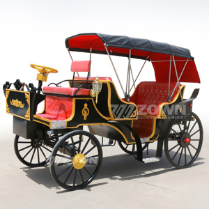 Carruaje Eléctrico Clásico para Bodas y Paseos Turísticos, con Diseño de 4 Ruedas y 4-6 Asientos - Product Image 6