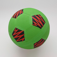 Ballon de football en caoutchouc durable et imperméable à haute élasticité pour l'entraînement en plein air et le match des jeunes