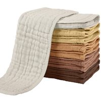 Mousseline de coton biologique écologique imprimée avec logo personnalisé OEM Fermeture à lacets Tissu pour l'alimentation des bébés Publicité promotionnelle