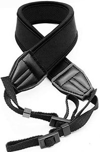Correa de cámara ajustable antideslizante, correa elástica de neopreno para la mayoría de cámaras Canon <span class=keywords><strong>Nikon</strong></span> Sony DSLR y binoculares - Product Image 2