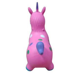Vente chaude Jouets Animaux Sautants gonflable adapté aux besoins du client de saut rose <span class=keywords><strong>licorne</strong></span> pour les enfants - Product Image 2