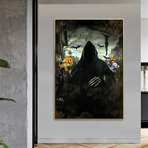 Usine En Gros Drôle <span class=keywords><strong>Horreur</strong></span> Halloween Décor À La Maison Peinture Toile Art Impressions Pour Festive Mur Art Décor Peinture - Product Image 4
