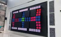 Recréer le mouvement Nouvelle forme de publicité Art médiatique LED créatif Écran LED cinétique P1.9 tridimensionnel