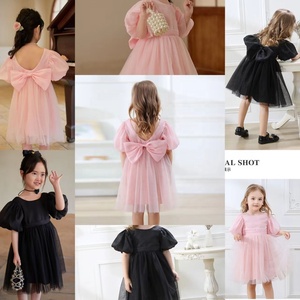 Abito per Bambine Stile Principessa con Maniche a Sbuffo in Organza e Tulle, Vestito Midi per Bambine, Abbigliamento Quotidiano e per Feste, Design Personalizzato - Product Image 3