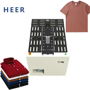 Máquina plegadora de ropa automática a <span class=keywords><strong>precio</strong></span> de fábrica, máquinas plegadoras de camisetas de tela con certificación Ce - Product Image 1