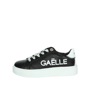 Scarpe da uomo con Top alto GS0006L da passeggio di tendenza bianche/nere con motivo solido e fodera in rete per la primavera - Product Image 1