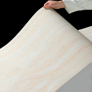 JOCY High End 2,5mm Wallpaper Beige Flow Pattern Tamaño personalizado 3D Textura en relieve Etiqueta de la pared Home Renew Material Wallpaper - Product Image 3